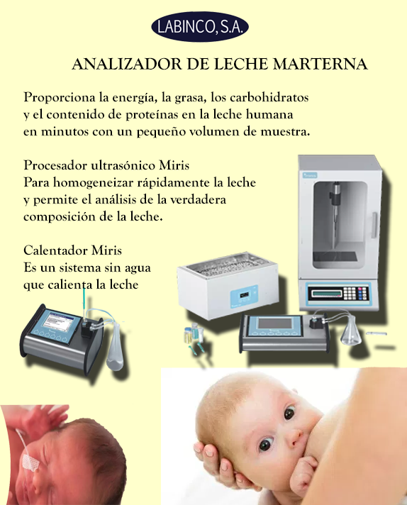 promo leche materna y el analizador
